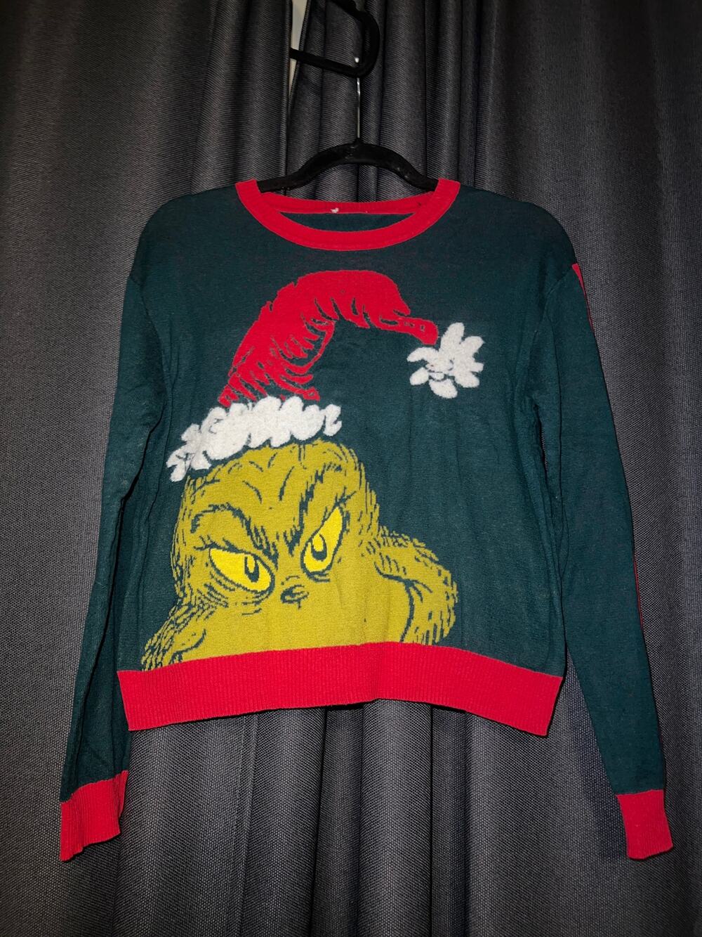 Ugly Christmas Sweater Xmas Size Small Grinch